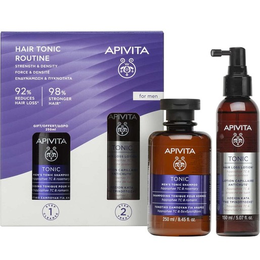 Apivita Promo Tonic Hair Loss Lotion 150ml & Δώρο Men\'s Tonic Shampoo 250ml
