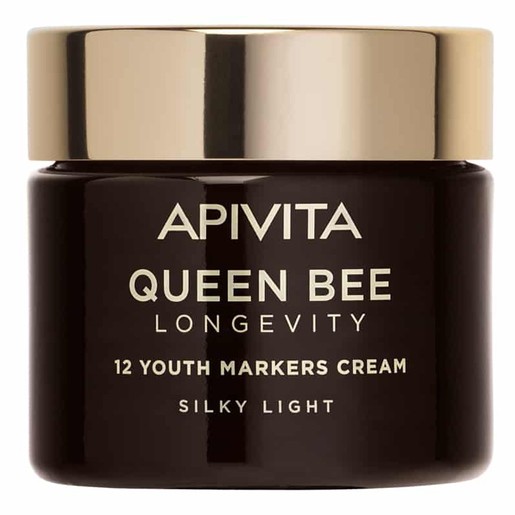 Apivita Queen Bee Longevity 12 Youth Markers Silky Light Cream 50ml