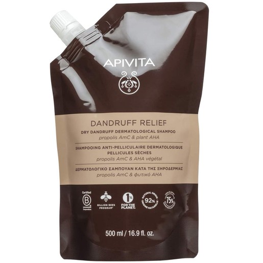 Apivita Dandruff Relief Refill Shampoo 500ml
