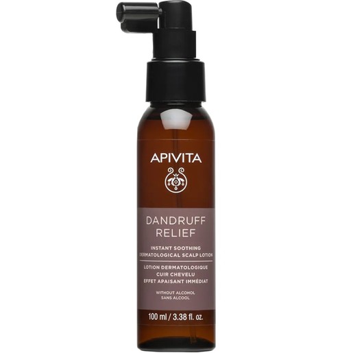 Apivita Dandruff Relief Dermatological Propolis AmC & Plant AHAs Scalp Lotion 100ml