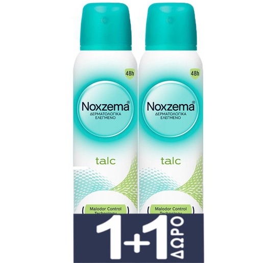 Noxzema Promo Talc Antiperspirant Spray 300ml (2x150ml)