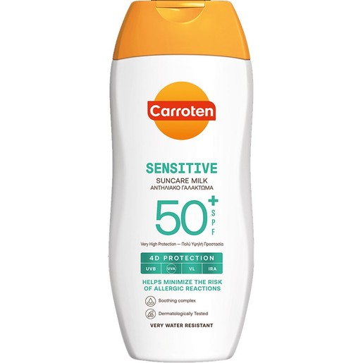 Carroten Sensitive Spf50+ Suncare Milk 200ml