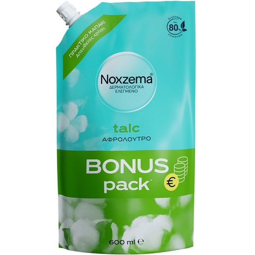 Noxzema Talc Pampering Shower Gel Refill 600ml