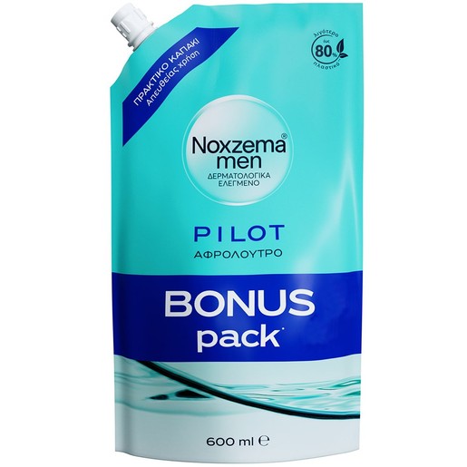 Noxzema Men Pilot Refreshing Showergel Refill 600ml