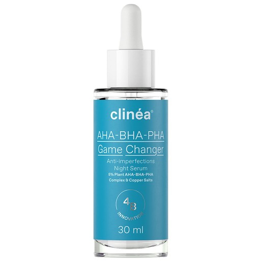 Clinea AHA-BHA-PHA Game Changer Anti-Imperfections Night Serum 30ml