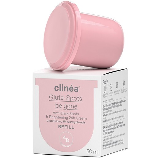Clinea Gluta-Spots Be Gone Anti-Dark Spots & Brightening 24h Refill Cream 50ml
