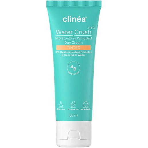 Clinea Water Crush Moisturizing Whipped Spf15 Tinted Day Cream 50ml