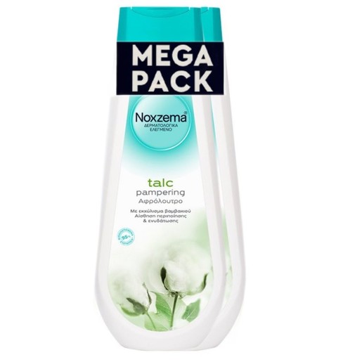 Noxzema Promo Talc Pampering Shower Gel 375ml (2x750ml)