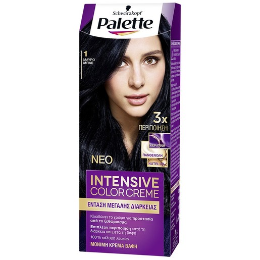 Schwarzkopf Palette Intensive Color Creme Επαγγελματική Μόνιμη Κρέμα Βαφή Μαλλιών, Απόλυτη Κάλυψη & Αποτέλεσμα Διάρκειας Schwarzkopf Palette Intensive Color Creme Επαγγελματική Μόνιμη Κρέμα Βαφή Μαλλιών, Απόλυτη Κάλυψη & Αποτέλεσμα Διάρκειας