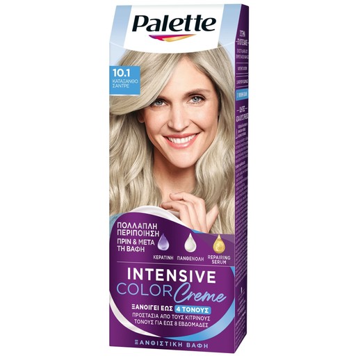 Schwarzkopf Palette Intensive Hair Color Creme Kit 1 Τεμάχιο - 10.1 Κατάξανθο Σαντρέ