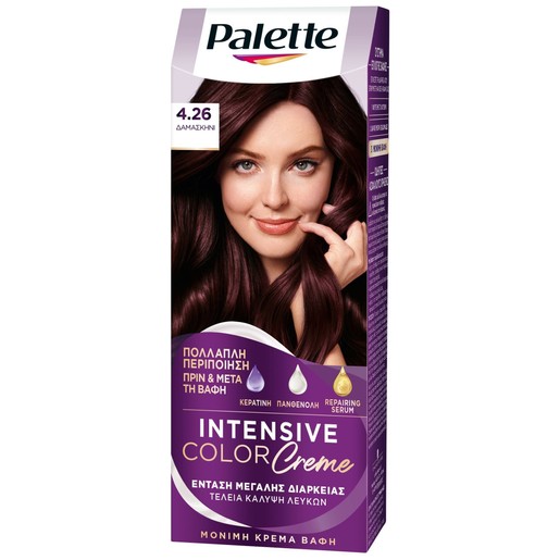 Schwarzkopf Palette Intensive Hair Color Creme Kit 1 Τεμάχιο - 4.26 Δαμασκηνί