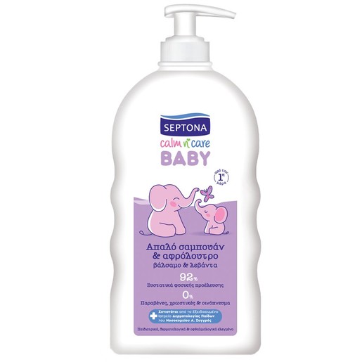 Septona Calm n\' Care Baby Shampoo & Shower Gel with Levander 500ml