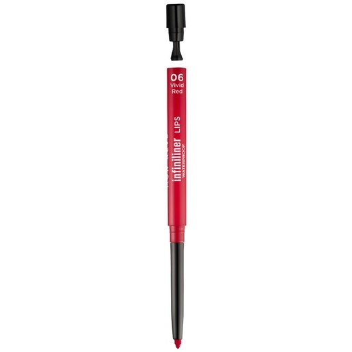 Mon Reve Infiniliner Lips Waterproof Gel Lip Pencil 0.3g - 06 Vivid Red Mon Reve Infiniliner Lips Waterproof Gel Lip Pencil 0.3g - 06 Vivid Red