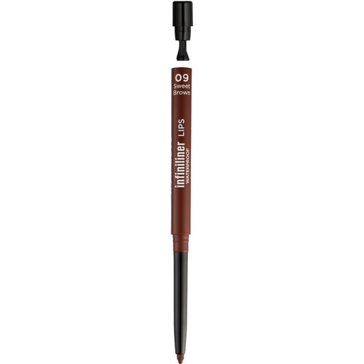 Mon Reve Infiniliner Lips Waterproof Gel Lip Pencil 0.3g - 09 Sweet Brown Mon Reve Infiniliner Lips Waterproof Gel Lip Pencil 0.3g - 09 Sweet Brown