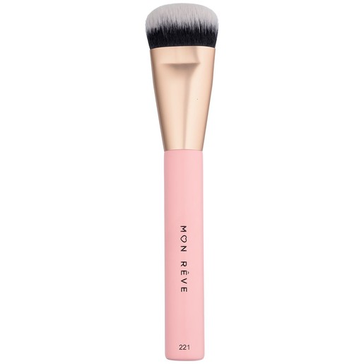 Mon Reve Foundation Oval Brush Face 221, 1 Τεμάχιο