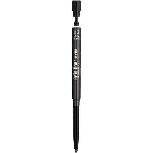 Mon Reve Infiniliner Eyes Waterproof Long-Wear Eye Pencil 0.3g - 03 Gray Black