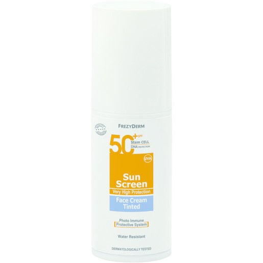 Frezyderm Sun Screen Tinted Face Cream Spf50+ 50ml Frezyderm Sun Screen Tinted Face Cream Spf50+ 50ml