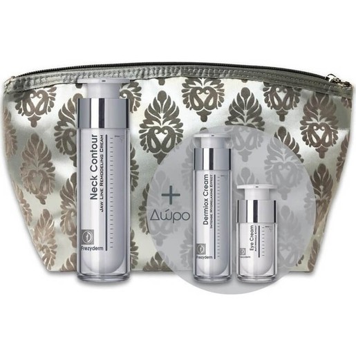 Frezyderm Πακέτο Προσφοράς Neck Contour Cream 50ml & Dermiox Cream 15ml & Eye Cream 5ml & Νεσεσέρ Frezyderm Πακέτο Προσφοράς Neck Contour Cream 50ml & Dermiox Cream 15ml & Eye Cream 5ml & Νεσεσέρ