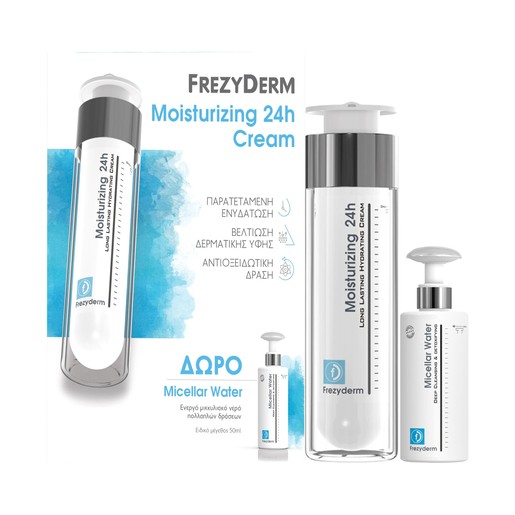 Frezyderm Promo Moisturizing 24h Cream 50ml & Δώρο Micellar Water 50ml