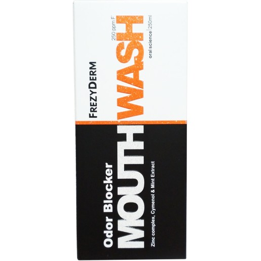 Frezyderm Odor Blocker Mouthwash Στοματικό Διάλυμα για την Αντιμετώπιση της Στοματικής Κακοσμίας & της Δυσάρεστης Αναπνοής 250ml Frezyderm Odor Blocker Mouthwash Στοματικό Διάλυμα για την Αντιμετώπιση της Στοματικής Κακοσμίας & της Δυσάρεστης Αναπνοής 250ml