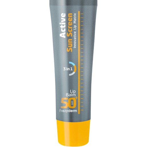 Frezyderm Active Sun Screen Lip Balm Spf50+, Ενεργή Αντηλιακή Προστασία για τα Χείλη 15ml Frezyderm Active Sun Screen Lip Balm Spf50+, Ενεργή Αντηλιακή Προστασία για τα Χείλη 15ml