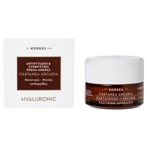 Korres Castanea Arcadia Antiwrinkle & Firming Hyaluronic Day Cream for Normal Combination Skin 40ml Korres Castanea Arcadia Antiwrinkle & Firming Hyaluronic Day Cream for Normal Combination Skin 40ml