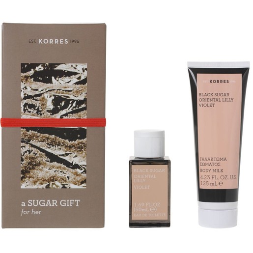 Korres Πακέτο Προσφοράς Black Sugar Eau De Toilette 50ml & Δώρο Body Milk125ml Korres Πακέτο Προσφοράς Black Sugar Eau De Toilette 50ml & Δώρο Body Milk125ml