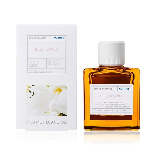 Korres Bellflower, Tangerine & Pink Pepper Eau de Toilette 50ml Korres Bellflower, Tangerine & Pink Pepper Eau de Toilette 50ml