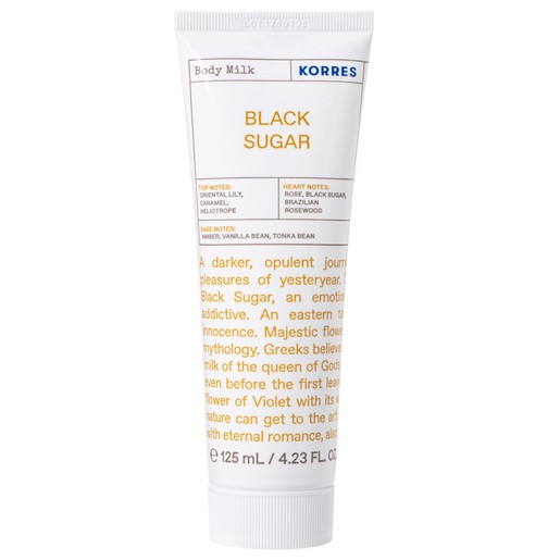 Korres Black Sugar Body Milk Ενυδατικό Γαλάκτωμα Σώματος με Ανατολίτικες Νότες 125ml Korres Black Sugar Body Milk Ενυδατικό Γαλάκτωμα Σώματος με Ανατολίτικες Νότες 125ml