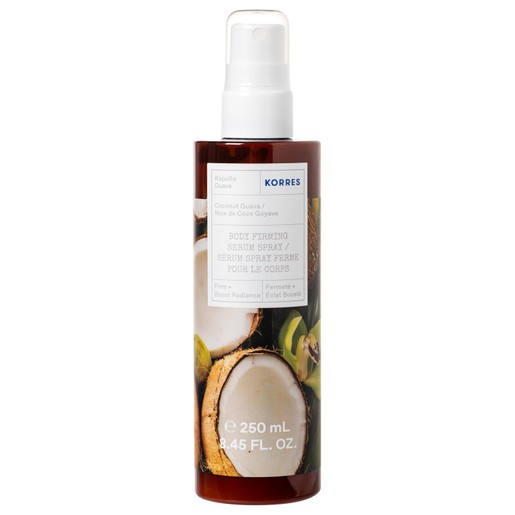 Korres Coconut Guava Body Firming Serum Spray 250ml Korres Coconut Guava Body Firming Serum Spray 250ml