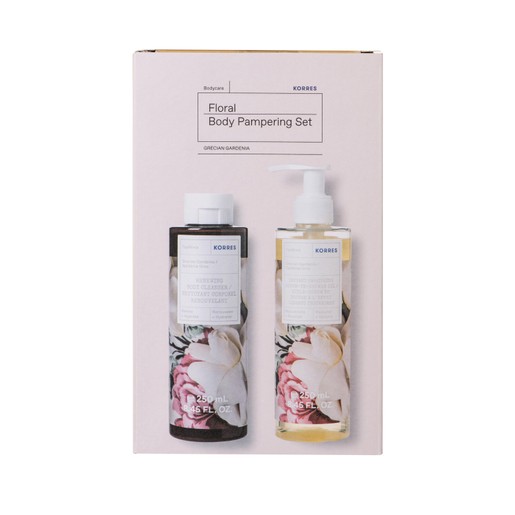 Korres Gardenia Πακέτο Προσφοράς Renewing Body Cleanser 250ml & Instant Smoothing Serum in Shower Oil 250ml Korres Gardenia Πακέτο Προσφοράς Renewing Body Cleanser 250ml & Instant Smoothing Serum in Shower Oil 250ml