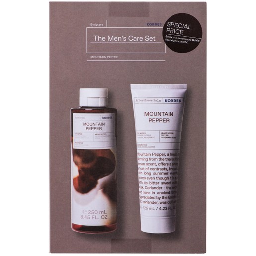 Korres Promo Mountain Pepper Showergel 250ml & Aftershave Balm 125ml Korres Promo Mountain Pepper Showergel 250ml & Aftershave Balm 125ml