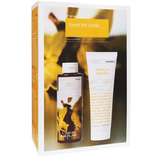 Korres Πακέτο Προσφοράς Sweet Like Vanillia Shower Gel 250ml & Body Milk 125ml Korres Πακέτο Προσφοράς Sweet Like Vanillia Shower Gel 250ml & Body Milk 125ml