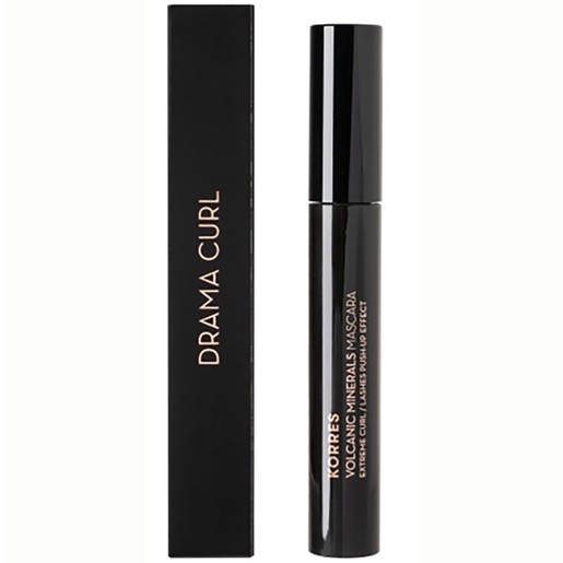 Korres Drama Curl Volcanic Minerals Mascara 01 Black 11ml Korres Drama Curl Volcanic Minerals Mascara 01 Black 11ml