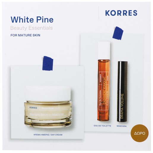 Korres Promo White Pine Volumizing Serum-in-Moisturizer Day Cream 40ml & Δώρο Eau de Toilette Cashmere Kumquat 10ml & Drama Volume Mascara Black 4ml