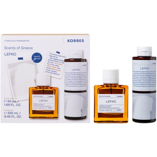 Korres Promo Lefko Eau De Toilette 50ml & Showergel 250ml