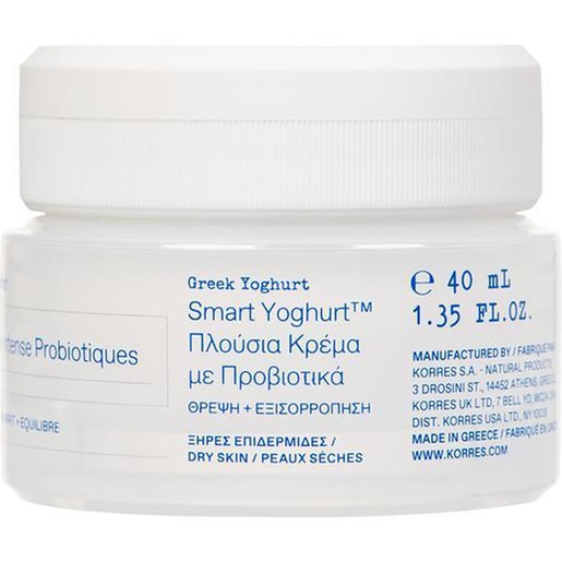 Korres Greek Yoghurt Smart Probiotic Intense Cream 40ml Korres Greek Yoghurt Smart Probiotic Intense Cream 40ml