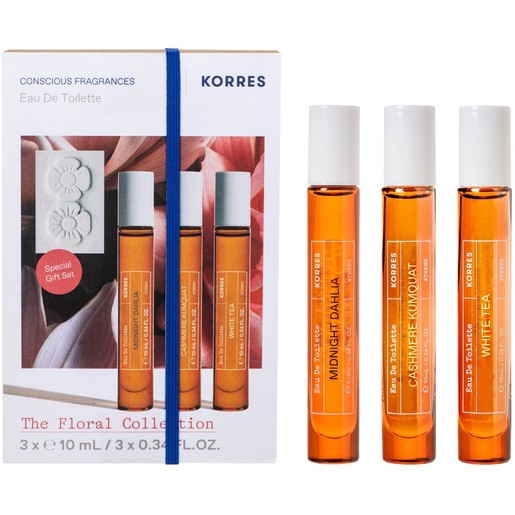 Korres Promo Eau De Toilette Midnight Dahlia 10ml & White Tea 10ml & Cashmere Kumquat 10ml