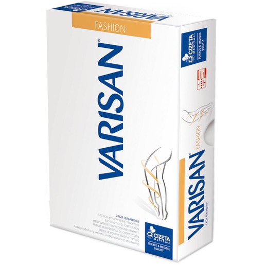 Varisan Fashion Ccl 2 Medical Compression Stockings 23-32 mmHg Normale Μπεζ 1 Τεμάχιο