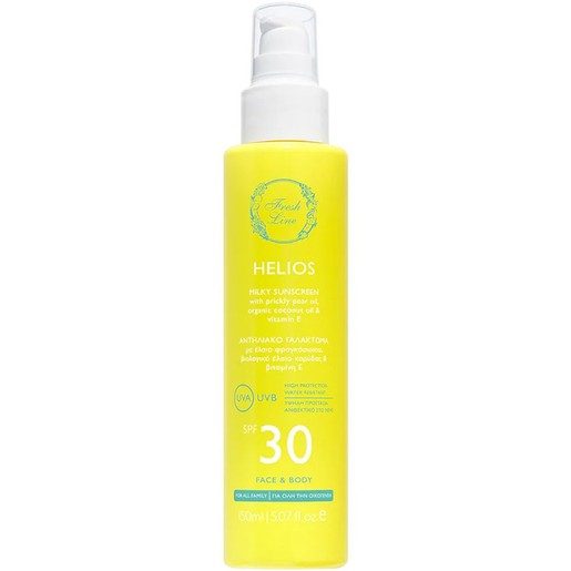 Fresh Line Helios Face & Body  Spf30 Milky Sunscreen Spray 150ml