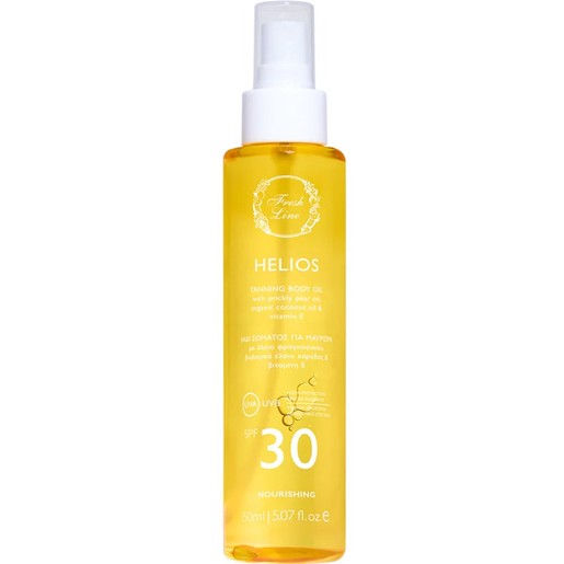 Fresh Line Helios Spf30 Tanning Body Oil 150ml