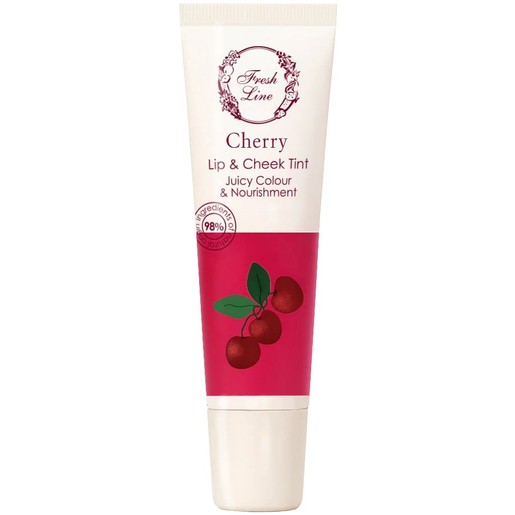Fresh Line Juicy Colour & Nourishment Cherry Tint Lip & Cheek Balm 10ml