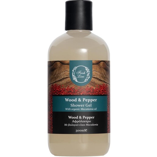 Fresh Line Wood & Pepper Shower Gel 300ml