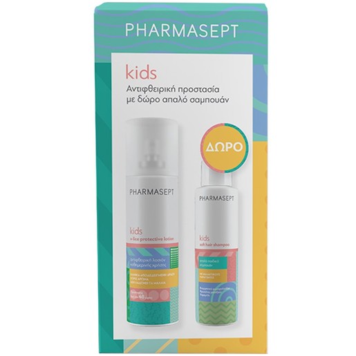 Pharmasept Πακέτο Προσφοράς Kids X-Lice Protective Lotion 100ml & Δώρο Soft Hair Shampoo 100ml