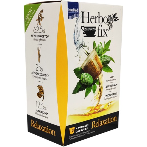 Intermed Herbo Fix Relaxation 10 Capsules Intermed Herbo Fix Relaxation 10 Capsules