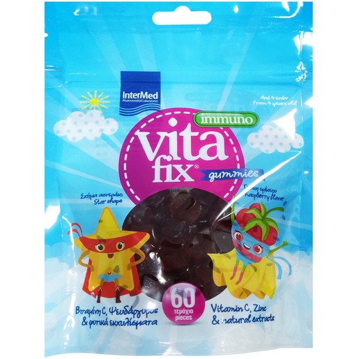 Intermed Vitafix Immuno Gummies in Bag 60 Ζελεδάκια Intermed Vitafix Immuno Gummies in Bag 60 Ζελεδάκια