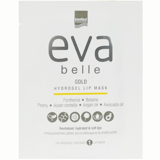 Eva Belle Gold Hydrogel Lip Mask 1x3g Eva Belle Gold Hydrogel Lip Mask 1x3g
