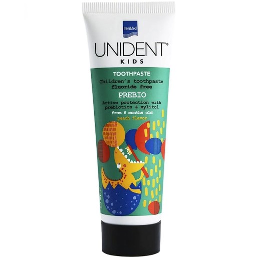 Intermed Unident Kids Toothpaste Prebio 6m+ Peach Flavor 50ml