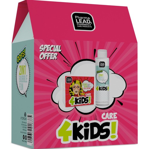 Pharmalead Promo 4Kids 2in1 Bubble Fun 100ml & Shiny Skin Face Cream 50ml