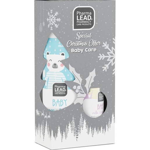 Pharmalead Promo Special Christmas Offer Baby Shampoo - Bath 500ml & Baby Milk Cream 150ml